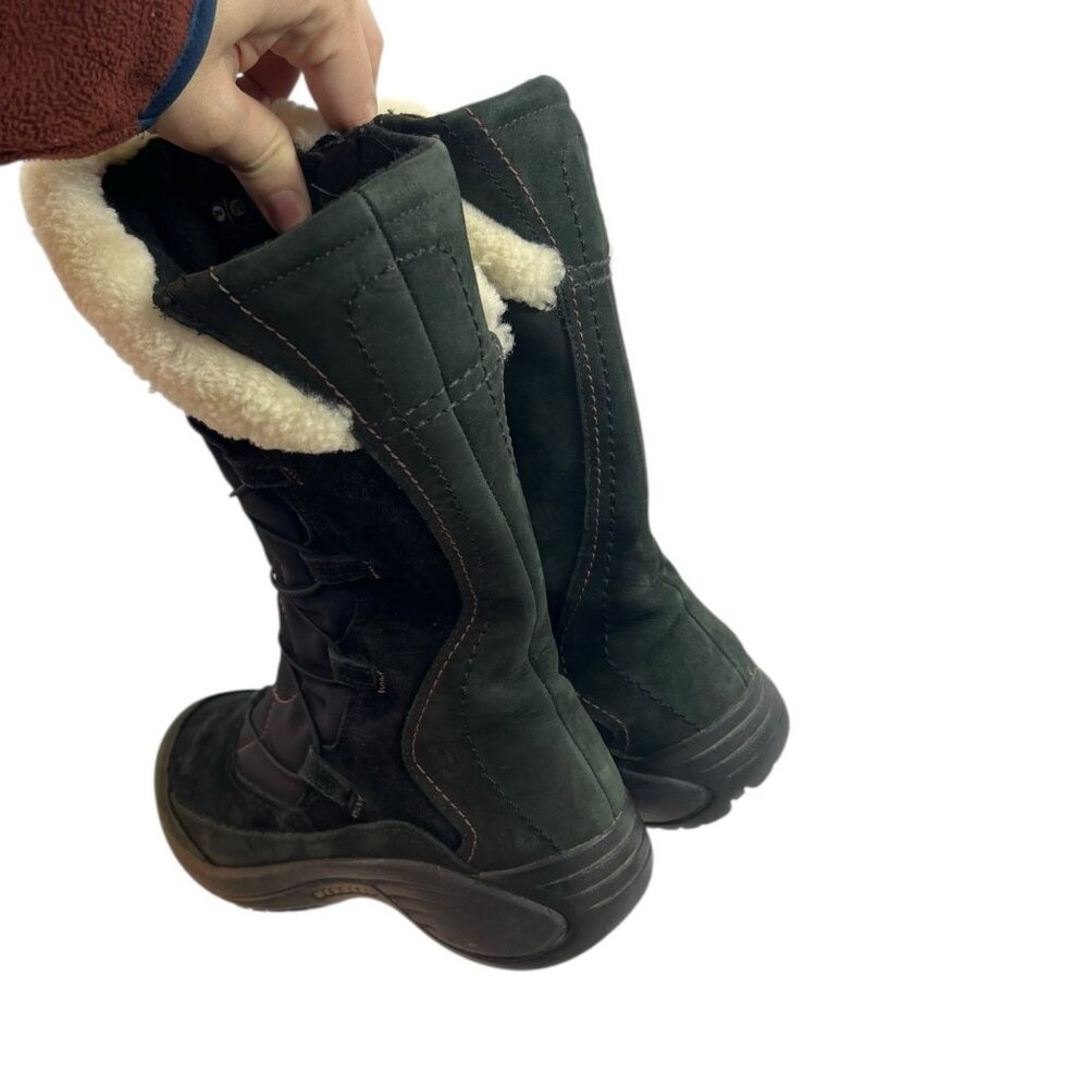 Merrell Encore Apex Black Opti-warm Mid Calf Snow Boots Womens Sz 8 - Picture 3 of 6